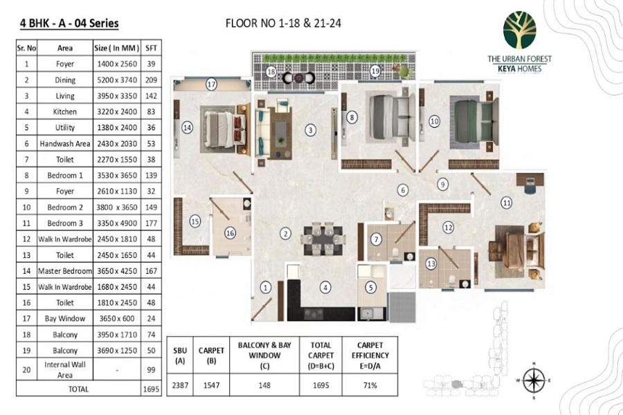 Typecal Floor Plan